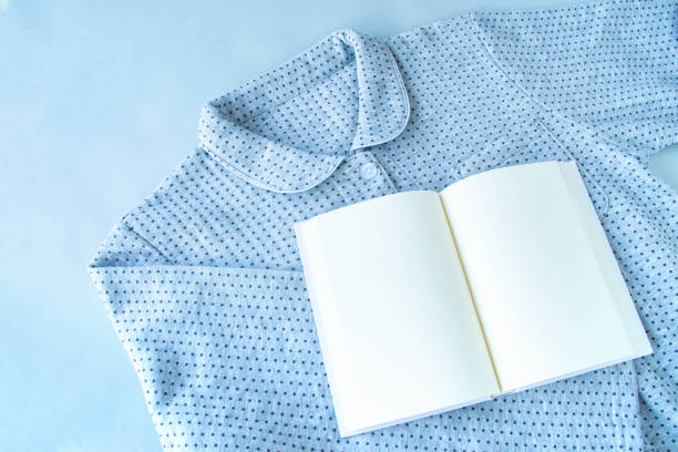 istock women's pajamas and book 1463051984