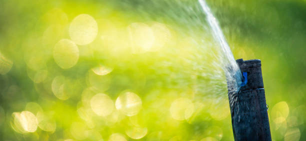istock automatic sprinkler system watering the lawn close up 1463063338