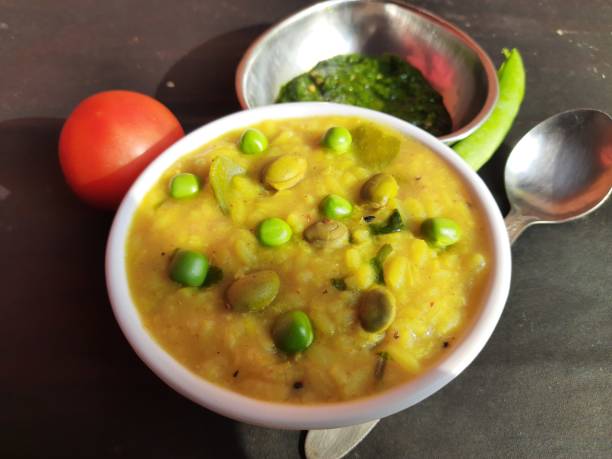 istock Famous Indian Food Khichdi is ready to serve. 1463075971