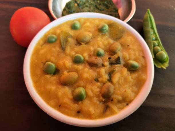 istock Famous Indian Food Khichdi is ready to serve. 1463076036