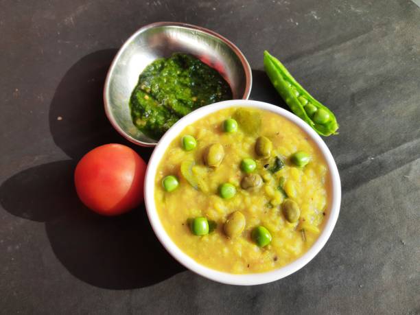 istock Famous Indian Food Khichdi is ready to serve. 1463076057