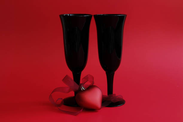 Red Heart embraced with Red Knit for background