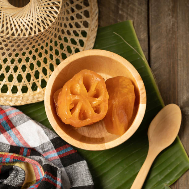istock Lotus syrup Thai desserts 1463111220