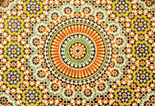 istock textures of ancient moroccan ceramic mosaic with geometric and floral pattern 1463115051