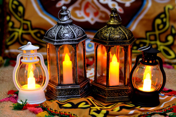 istock Ramadan Lantern lamp or Fanous Ramadan on a Ramadan background as a festive celebration of the Islamic fasting days in Arabian Islamic countries, religion holy fast days among Muslims 1463115116
