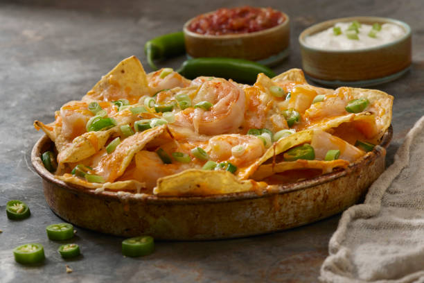 istock Shrimp Nachos with Jalapenos 1463116595