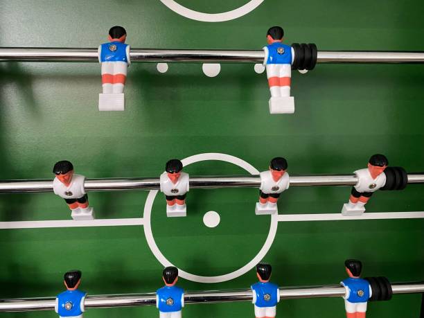 istock Figures on a soccer foosball table 1463126930