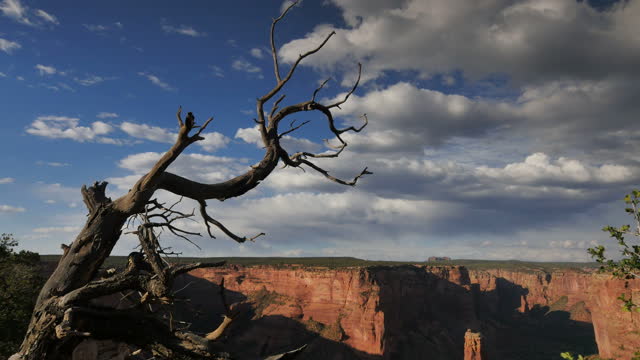 Canyon De Chelly National Monument Dolly and Pan Spider Rock Time Lapse Arizona Southwest USA