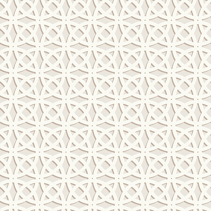 A beautiful, light, intersecting circles relief beige background. EPS10 vector illustration, global colors, easy to modify.