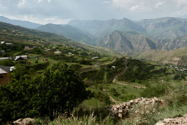 istock View of Goor, Dagestan, Russia. 1463140402