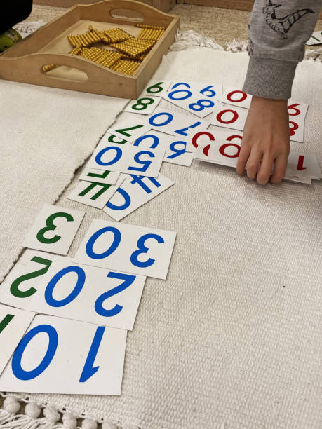 istock montessori material bank alignment numbers for thousands hundreds tens units write addition examples 1463141560