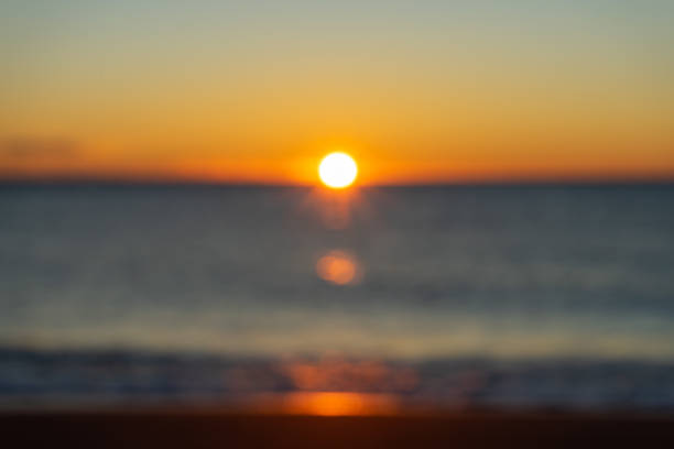 istock Blurry sunrise over Mediterranean Sea 1463148351
