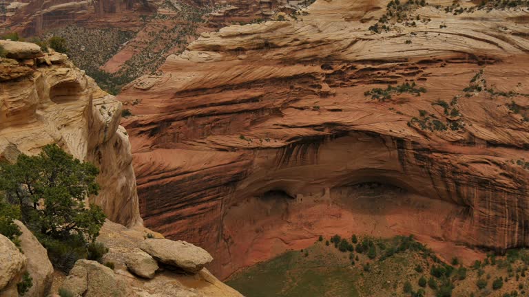 Canyon De Chelly National Monument Indian Ruins Time Lapse Arizona Southwest USA