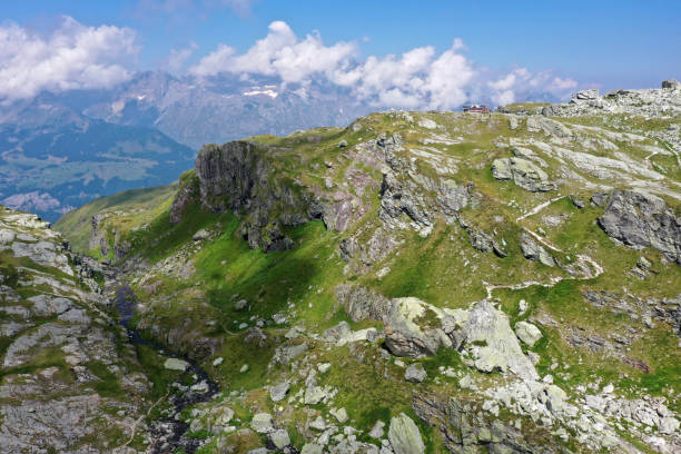 istock Huge rocks in the swiss alps 1463187881