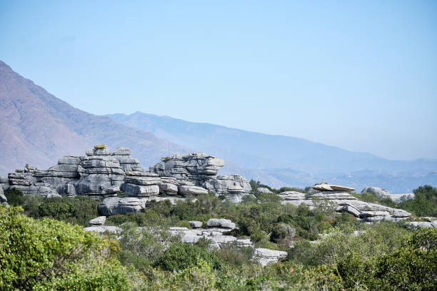 Rock formations of Canuto de la Utrera, between Casares and Manilva