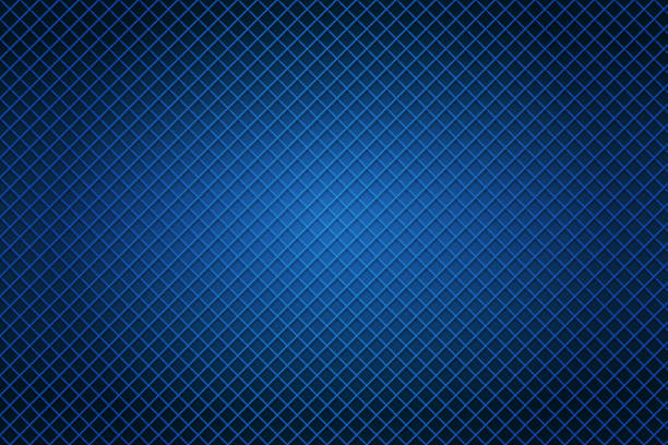 синяя векторная полосатая текстура. темно-синий цвет узкий крест-накрест клетчатый узор горизонтальный пустой векторный фон с поперечными - parchment seamless backgrounds textured stock illustrations