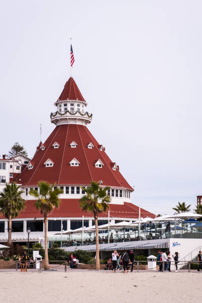 The famous Coronado Beach in San Diego.