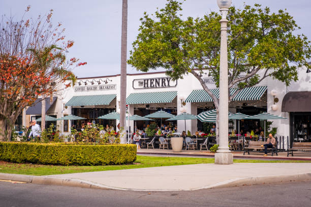 The Henry Restaurant on  Orange Avenue in Coronado stock photo