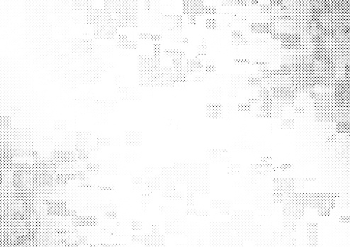 White halftone pattern grid vector illustration on black background