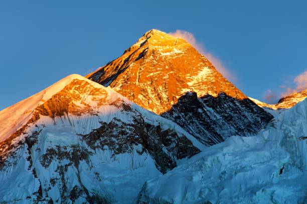 istock Mount Everest from Kala Patthar, evening colored view 1463262727