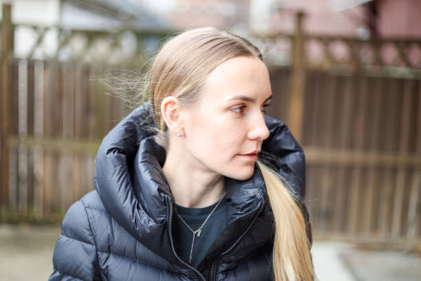 istock Woman watching on the left side 1463293793