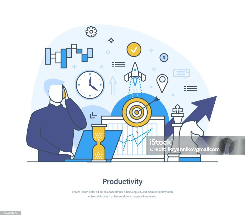 Productivity In Business Productivity Effective Work Planning Workflow Organization Business ...