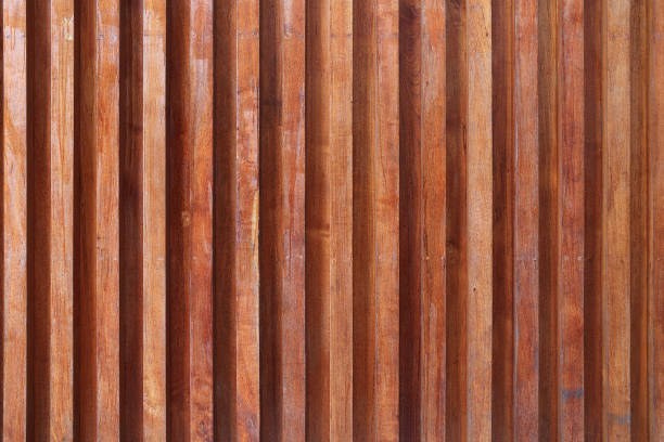 istock Big Brown wood plank wall texture background 1463311733