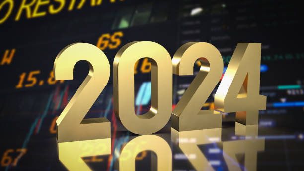 istock The gold number 2024 for new year concept 3d rendering. 1463321418