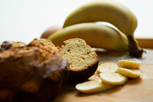 Banana bread is a type of bread made with the pulp of the banana fruit and generally leavened with chemical yeast.