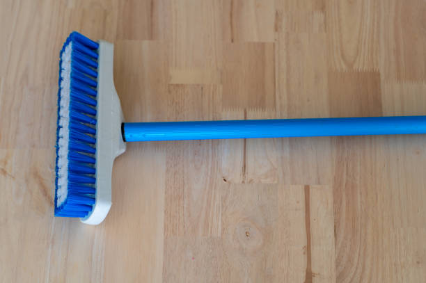 istock Hard floor brush for cleaning wooden tabletops 1463343582