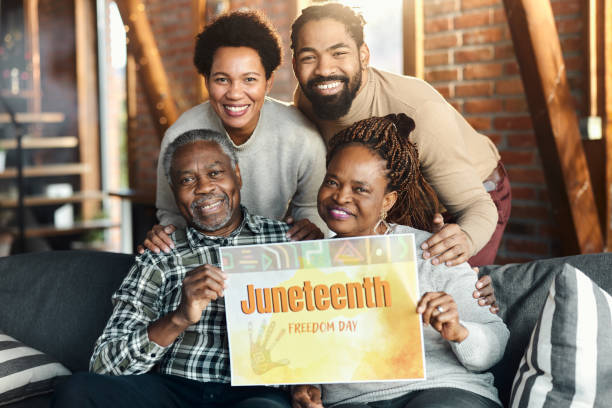 it's juneteenth independence day! - juneteenth celebration 個照片及圖片檔