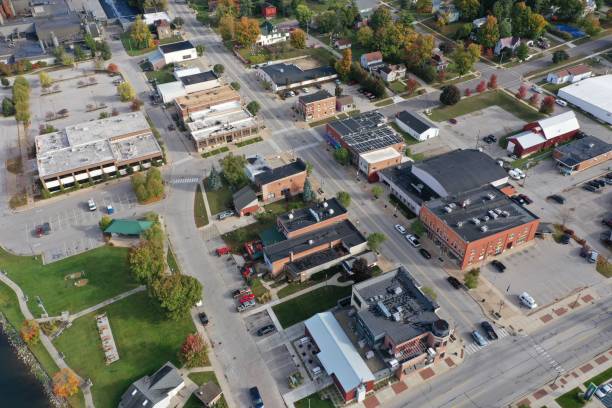 istock Downtown of small town 1463349110