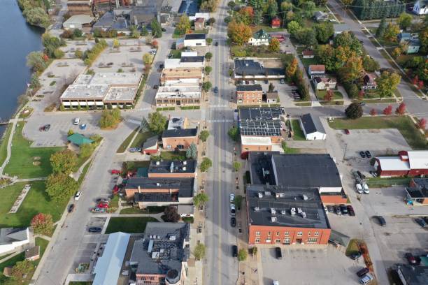 istock Downtown of small town 1463349114