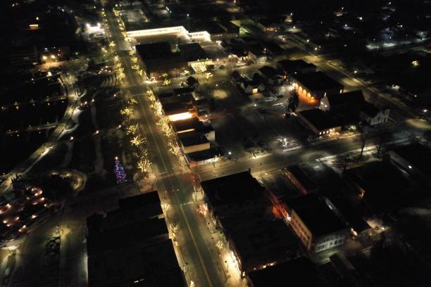 istock Night View of Downtown Charlevoix 1463349464