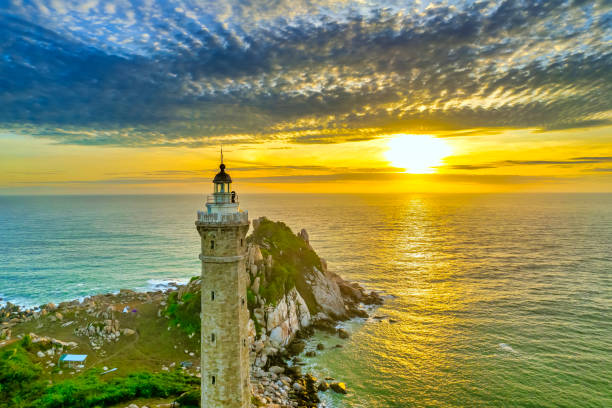 istock Close-up of Ke Ga lighthouse seen from above 1463349621