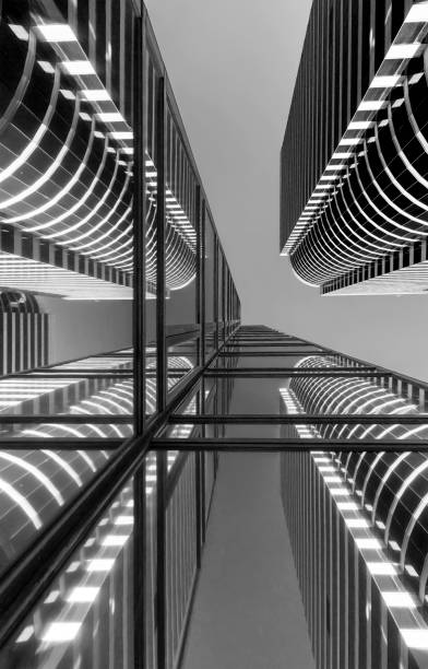 istock Exterior of modern architecture. Building abstract background 1463366485
