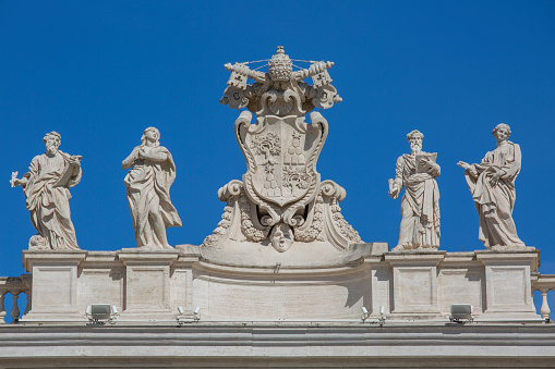 Queen Victoria Memorial in London near Buckingham Palace
