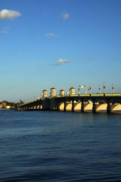 istock Lions Gate Bridge at night over the Matanzas River at St Augustine, Florida 1463368351