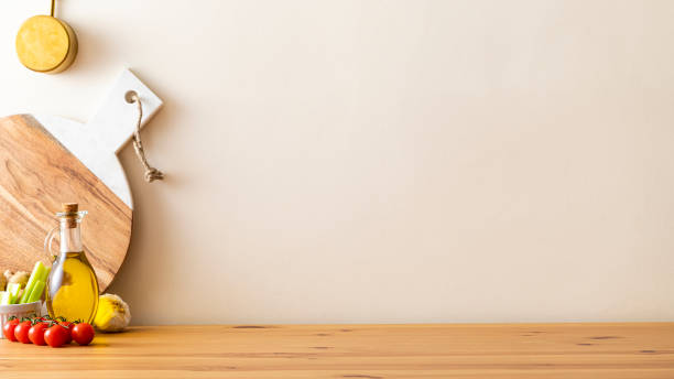istock Italian ingredients on a countertop with copy space on the wall 1463371638