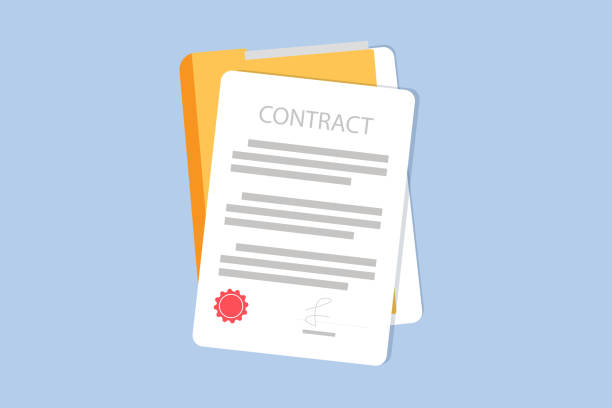 Contract Document Stack 230+ Writing Stack Of Paper Desk Stock Illustrations, Royalty-Free ...