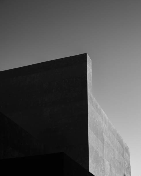 istock Grayscale shot of a modern building in the daylight 1463378218