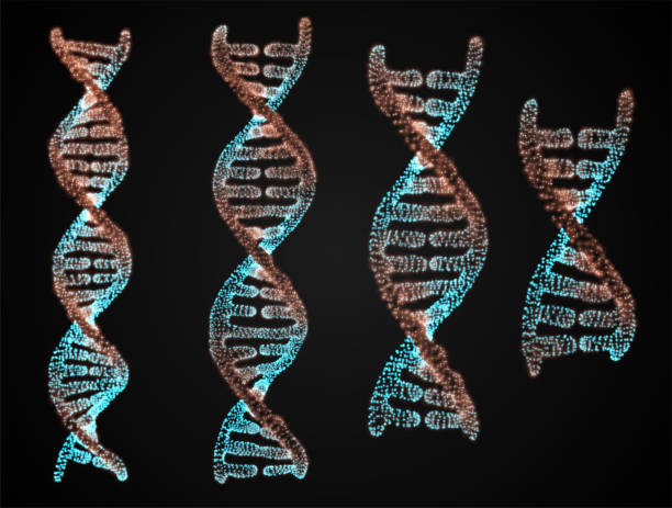 istock vector set abstract element. scientific research and treatment of diseases. DNA 1463378334