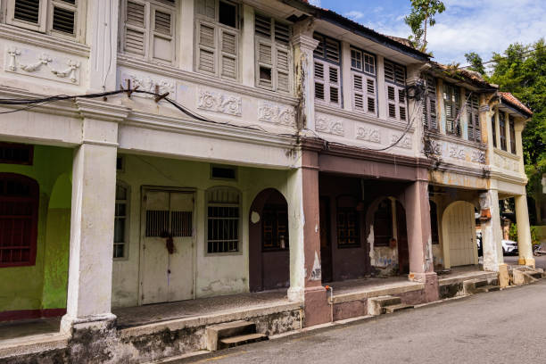 istock Typical Chinese architecture in Malaysia, George Town, Penang 1463385565
