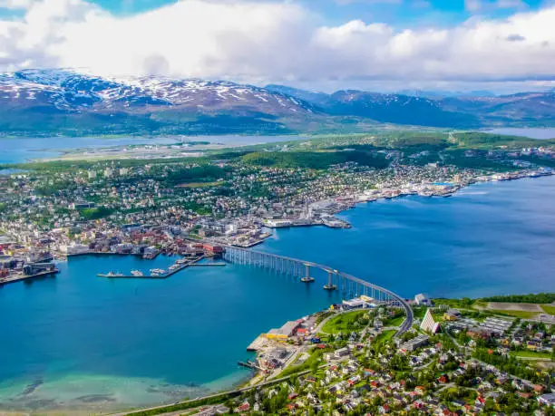 A Summer view of Tromso, Norway