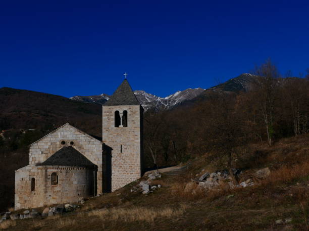 istock Corsavy, Saint Martin church 1463401972