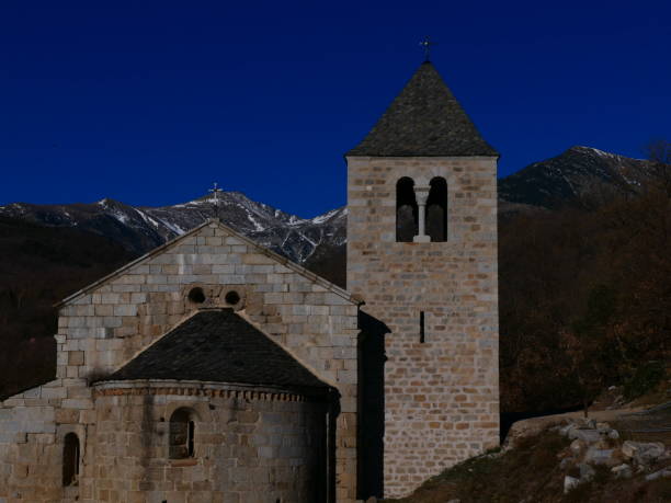 Corsavy, Saint Martin church : Pyrenees Orientales