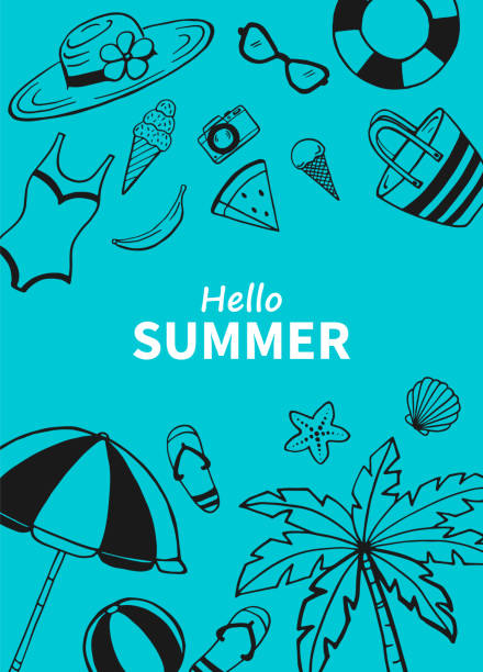 100+ Lemonade Summer Beach Party Invitation Template Illustrations ...