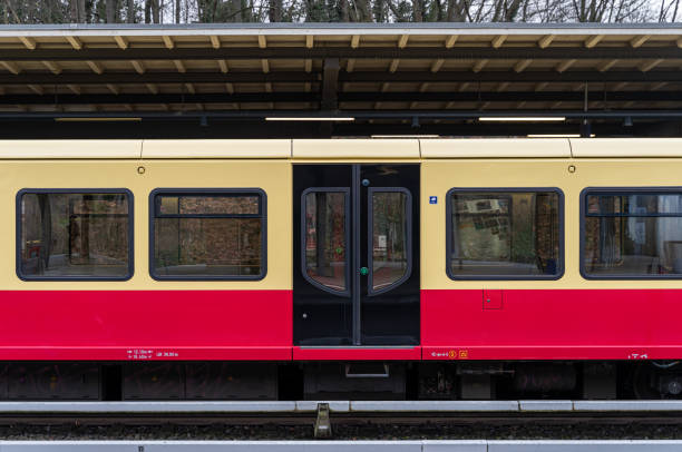 istock Subway train at railroad station 1463407471