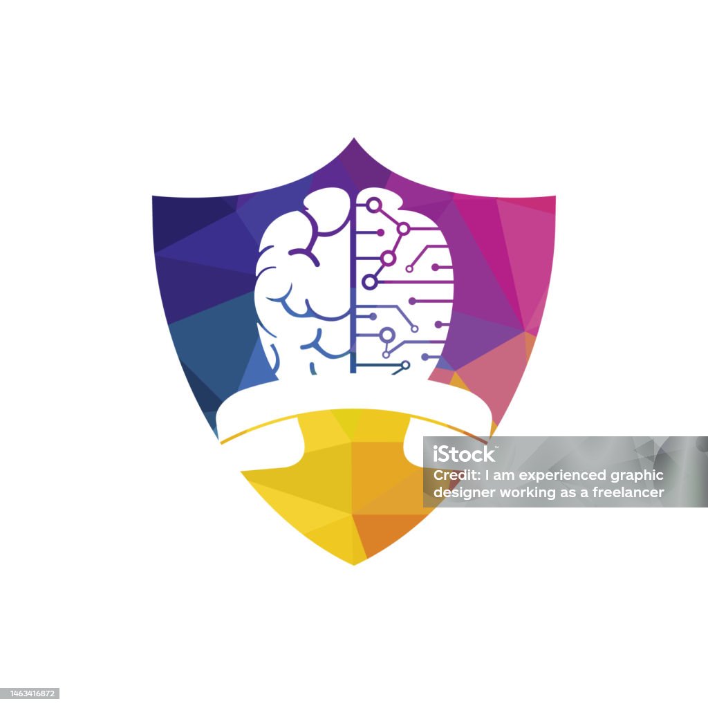 Brain Call Brain Call Vector Logo Design Template Tech Communication Logo Concept ...