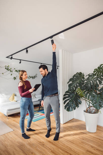 istock Couple doing daily activities in their apartment 1463429648